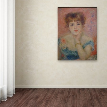 Trademark Fine Art Renoir 'Actree Jeane Samary' Canvas Art, 14x19 AA01058-C1419GG